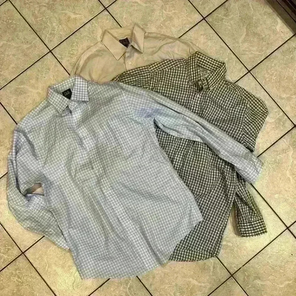Jos. A Banks Lot of 3 Dress Shirts Size 16 1/2 36 - Picture 1 of 10